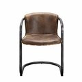 Moes Home Collection Benedict Dining Chair- Brown, 2PK PK-1048-03